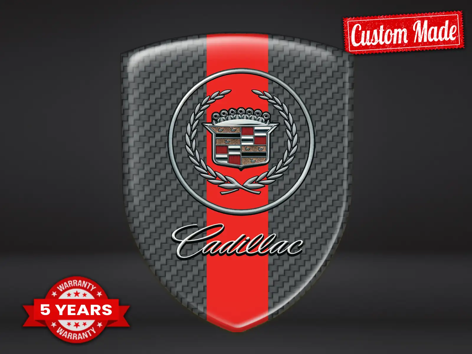 Cadillac Pegatinas Logo Negocio Resistentes Edición Limitada